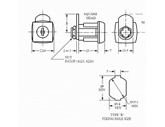 Zámek lamelový 53mm Eurolock 0812-0080