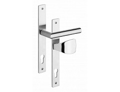 Dveřní kování klika-madlo 850/MONZUN/72/vložka, nerez-mat