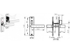 Sada mezipokojová s ukazatelem 804