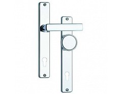 Klika a knoflík se štíty dveř. 804/vložka