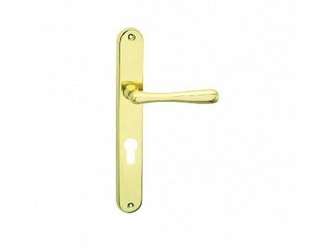 Dveřní kování COBRA Elegant klika-klika PZ90 Leštěná 2mosaz