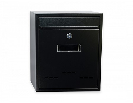 RADIM-M. ČERNÁ STRUKTURA schránka 260x310x90 "X"