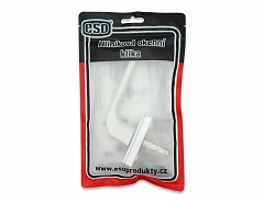 Klika okenní hliníková 7/35 BÍLÁ 9016