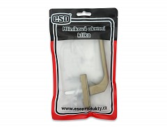 Klika okenní hliníková 7/35 BRONZ F4