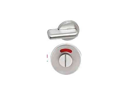 Zámek WC nerez mat s ukazatelem pro kabinové kování "AKČNÍ CENA BEZ SLEVY"