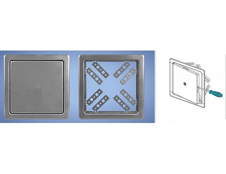 Vanová dvířka NVD 200x200 NEREZ 0126