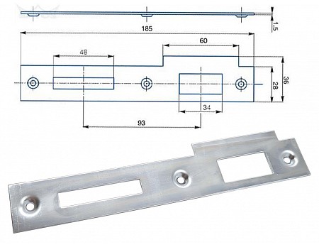 Protiplech BZn 2/2 ''P'' (50ks)