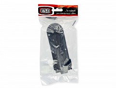 Zástrč AGS 120mm lak.ČERNÁ s protipl. [BLI] 012912 ESO