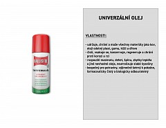 Univerzální olej 50 ml sprej, BALLISTOL 21476 (21450) AKCE na 015832