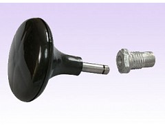 Kluzák ČERNÝ 60 + pouzdro (K&S) nosnost 70kg, čep 8mm