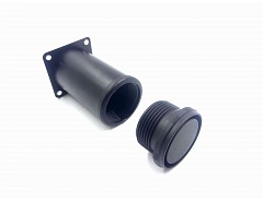 Nožka průměr 50 x 120mm ČERNÁ MATNÁ rektifikační