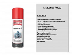 Silikovoný olej sprej 200 ml, BALLISTOL 25354 (25300)