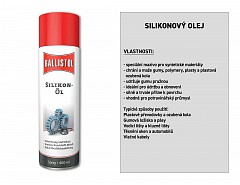 Silikovoný olej sprej 400 ml, BALLISTOL 25612