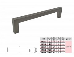 VESNA 160mm 9x9 ANTRACIT