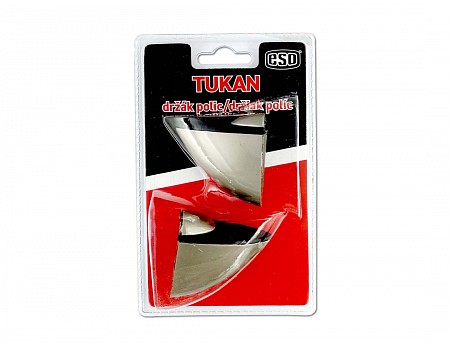 TUKAN "M" 54mm  Ni-broušený v54, š54 (2ks v bli)nosnost 8kg/ks,síla materíálu 22