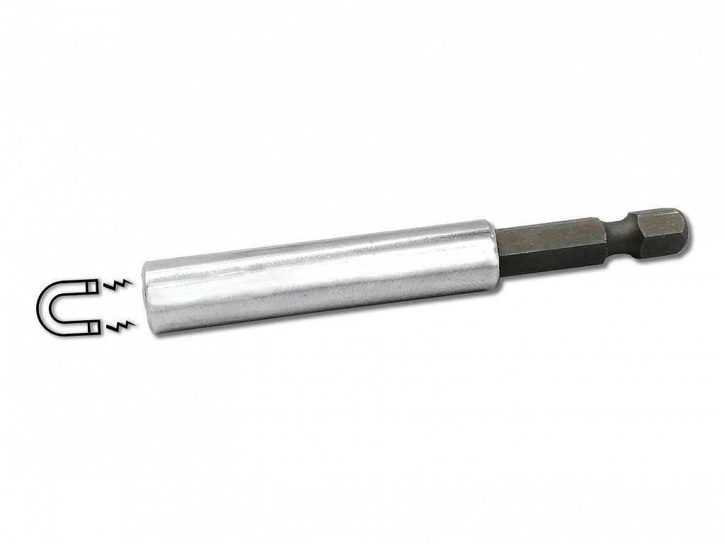Magnetický držák bitů, 1/4" - 75 mm (1 ks)