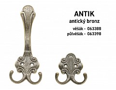 ANTIK VELKÝ věšák ANTIC.BRONZ