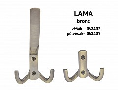 LAMA věšák BRONZ