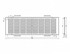 Větrací mřížka 150/500 HLINÍK