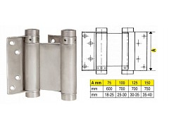 Pružinový závěs 29/75 Ni F1-107029 max 15kg/1pár/600mm š.