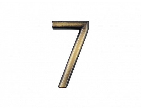 Číslice "7" na dveře NZ 75mm Bronz