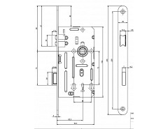 Zámek 190/140/20 N OK-72/80 P