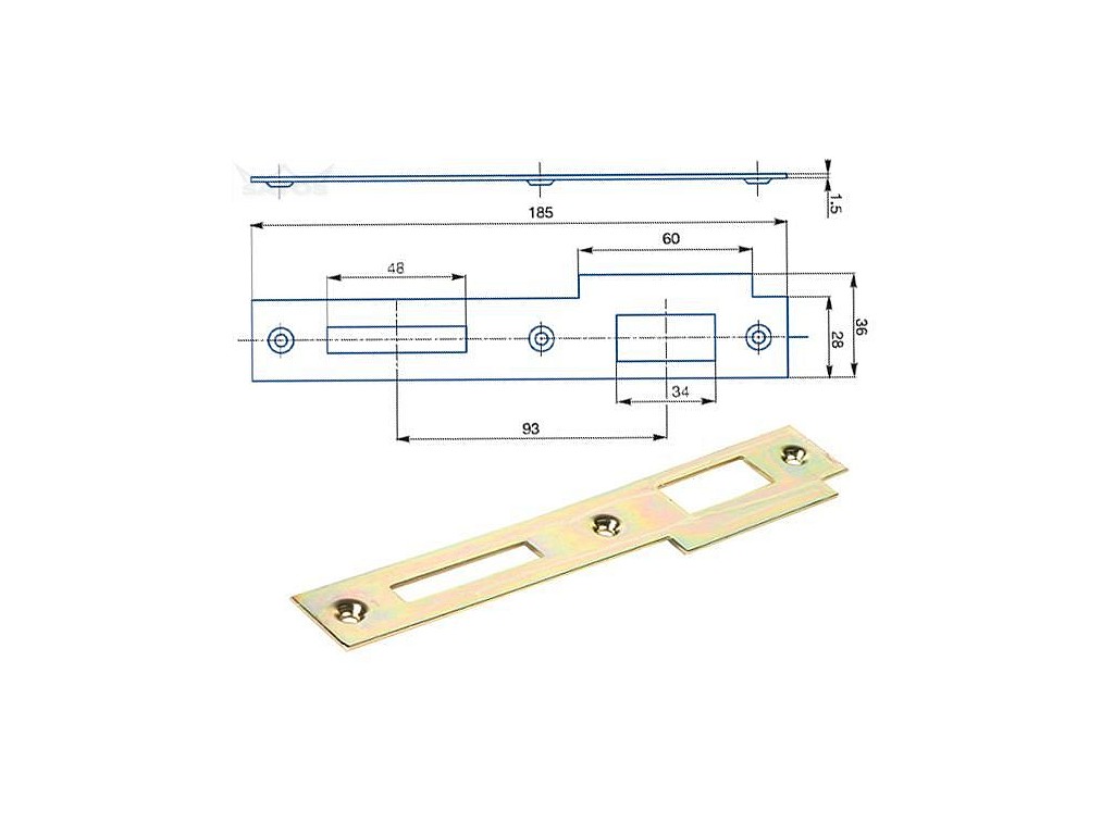 Protiplech Zn 2/2 ''P'' (50ks)