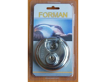 FORMAN diskus 70mm visací zámek  "AKČNÍ CENA BEZ SLEVY"