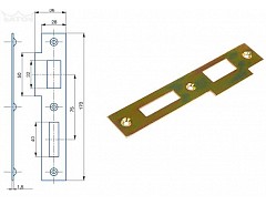 Protiplech K-183 2/2 BZn''L'' 72mm