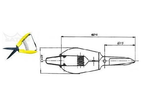 Nůžky 2405 řemeslnické 160 mm