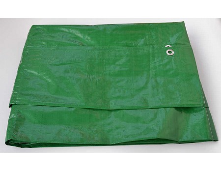 Plachta zakrývací s oky PROFI 3x4m  (zelená)