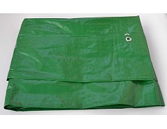 Plachta zakrývací s oky PROFI 5x6m (zelená)