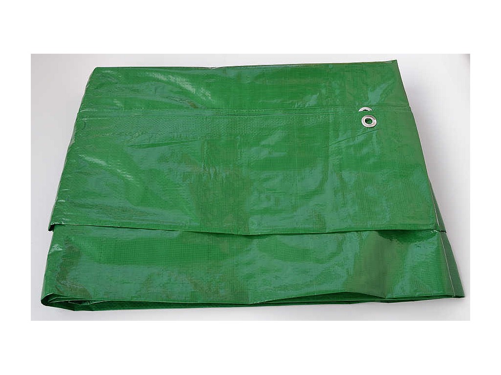 Plachta zakrývací s oky PROFI 5x6m (zelená)