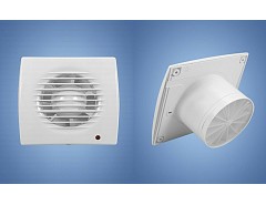 Axiální ventilátor AV BASIC 120 S bílá