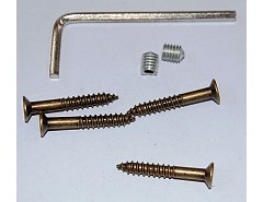 Červík(2ks)M5x6,klíč,4xvrut Br
