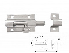 Zástrč NEREZ 50(70)x35mm (032702)