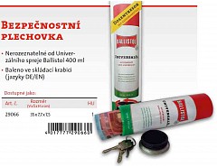 Bezpečnostní plechovka 400ml, BALLISTOL 29066