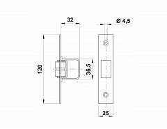 Stavěcí váleček zadlab.F1-208 BZN