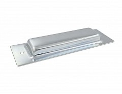 Madlo zápustné 165x53mm  Bílý zinek