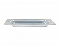 Madlo zápustné 165x53mm  Bílý zinek