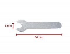 Klíč plochý otevřený 6mm x 66mm