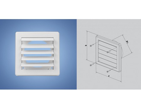 Mřížka gravitační 150x150 hnědá G 100