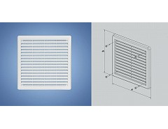 Mřížka-krytka 175x250 síťovina BÍLÁ