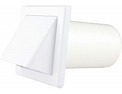 Větrací mřížka gravitační - klapka 150x150 GK/100 bílá  "AKČNÍ CENA BEZ SLEVY"