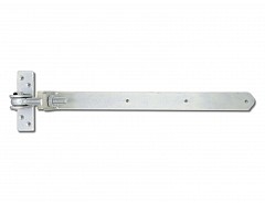 Závěs seřiditelný 470mm M16 na dřevěné dveře Bílý zinek (032939)