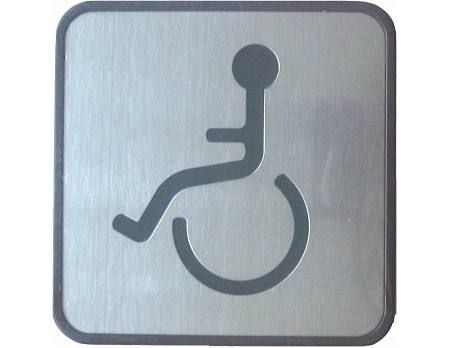 Piktogram "Invalida" Nerez
