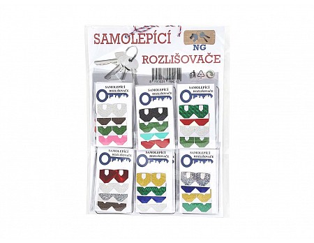 Rozlišovač klíčů samolepící MIX na FAB NG- nové generace( 1bli=30sáčků=240ks)