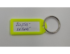 Visačka kl.MALÁ-kr.žlutá svítivá 1D 50ks