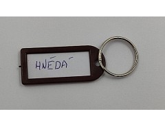 Visačka kl.MALÁ-kr. hnědá 1D 50ks
