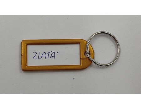 Visačka kl.MALÁ-kr. zlatá 1D 50ks